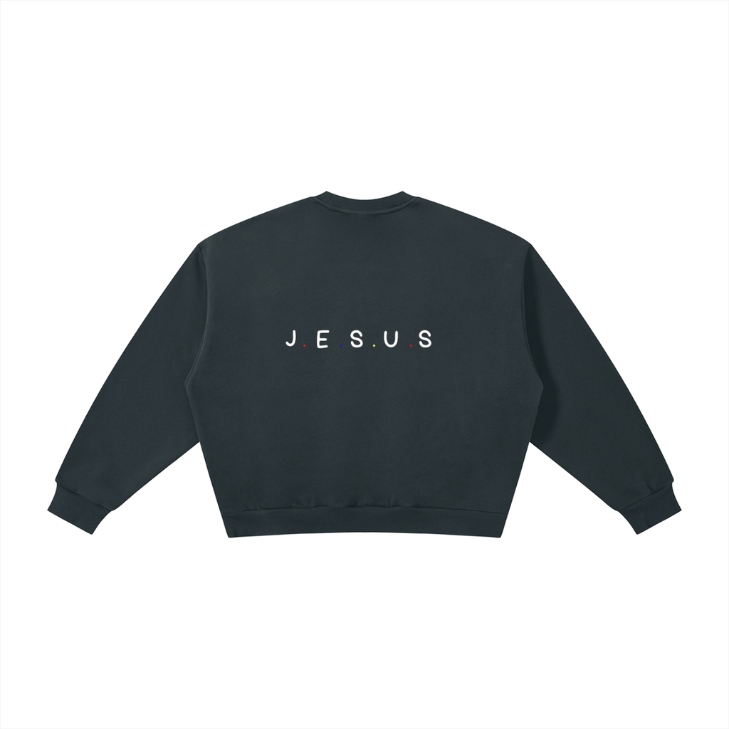 Boxy Fleece Crewneck Sweatshirt