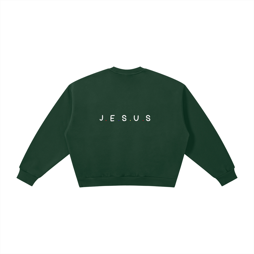 Boxy Fleece Crewneck Sweatshirt