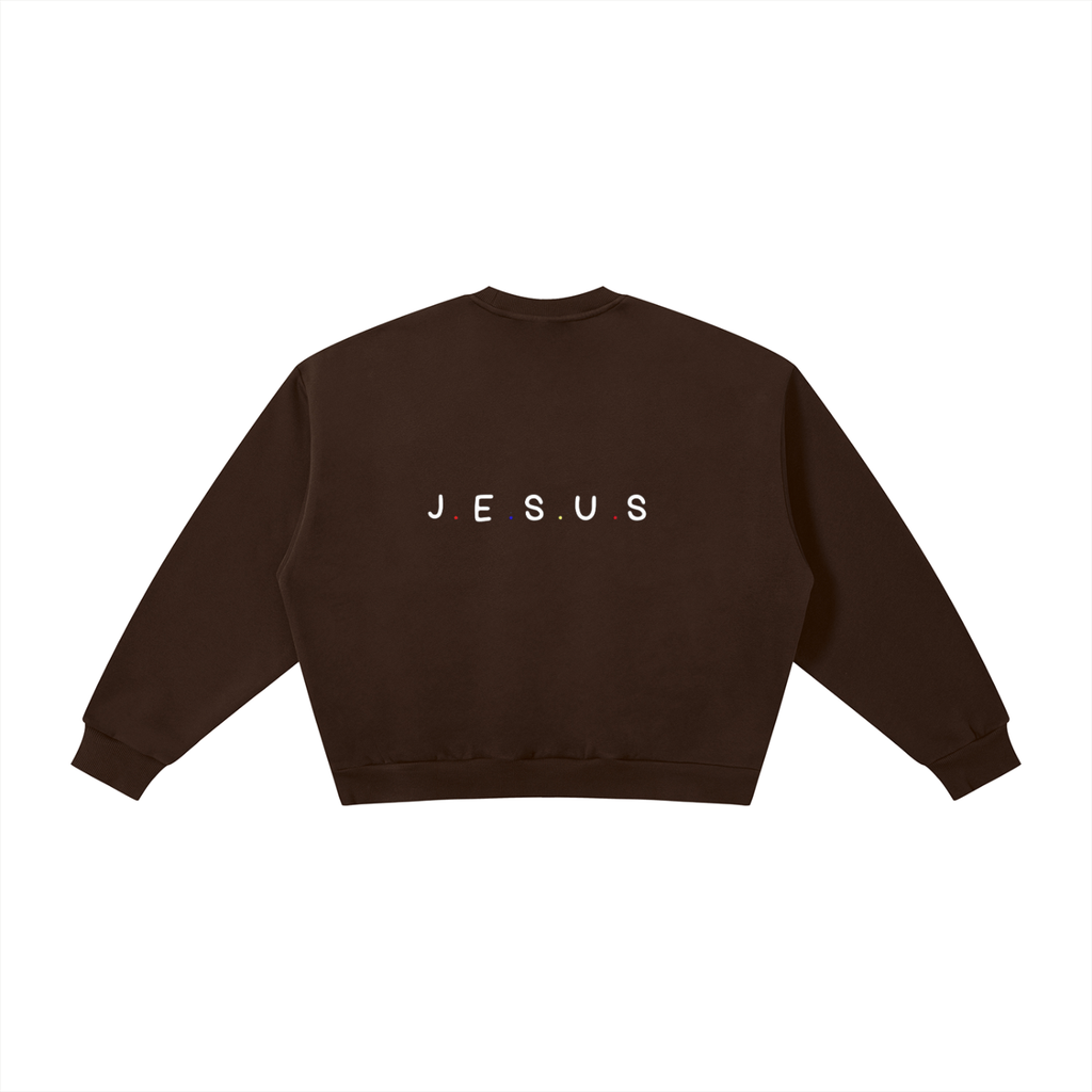 Boxy Fleece Crewneck Sweatshirt