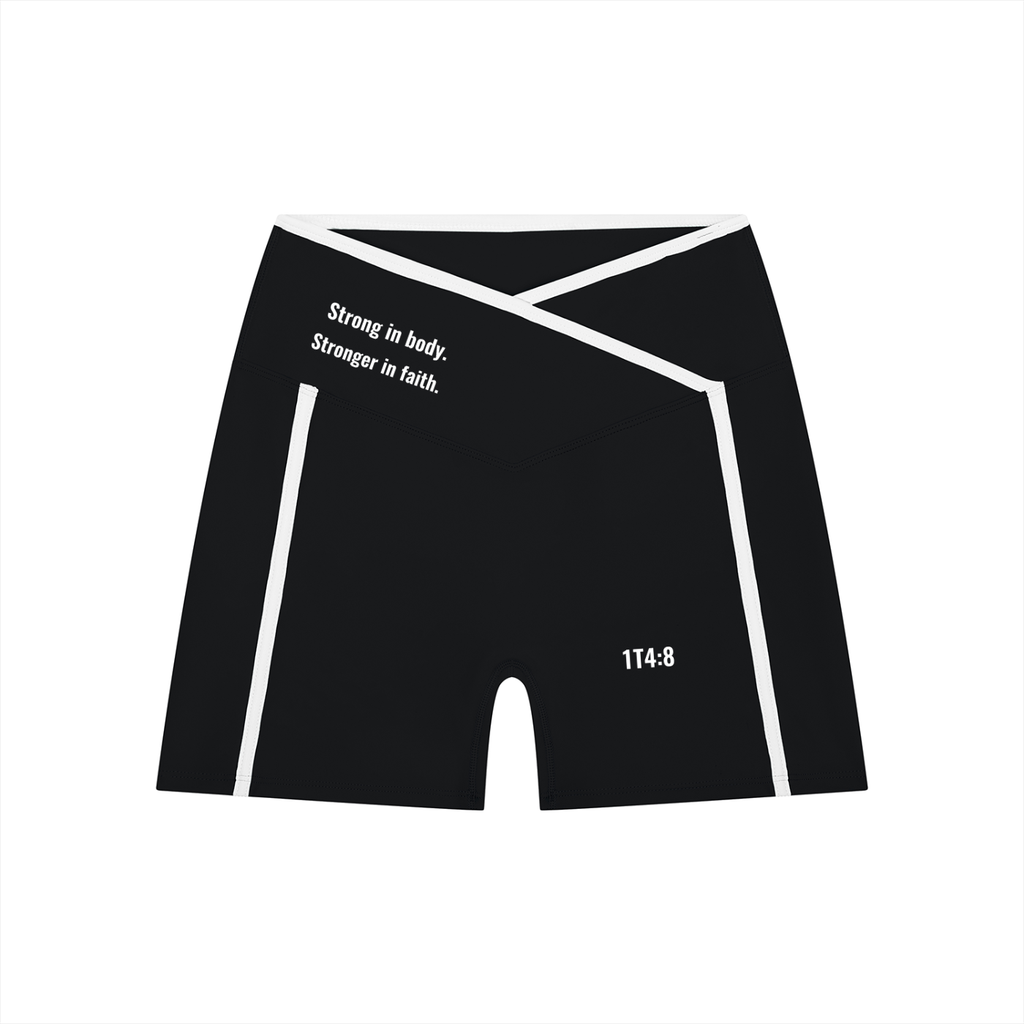 Women’s High Rise Color Block Yoga Shorts