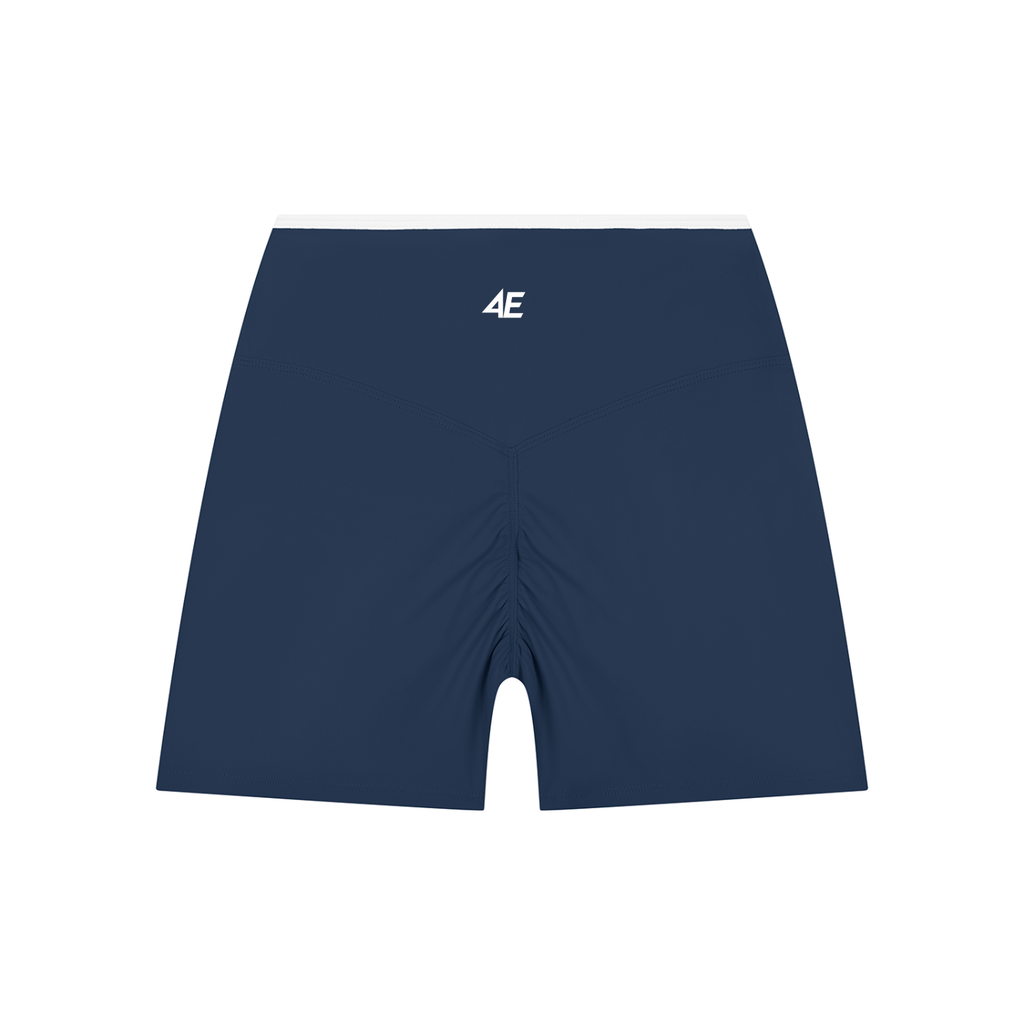 Women’s High Rise Color Block Yoga Shorts