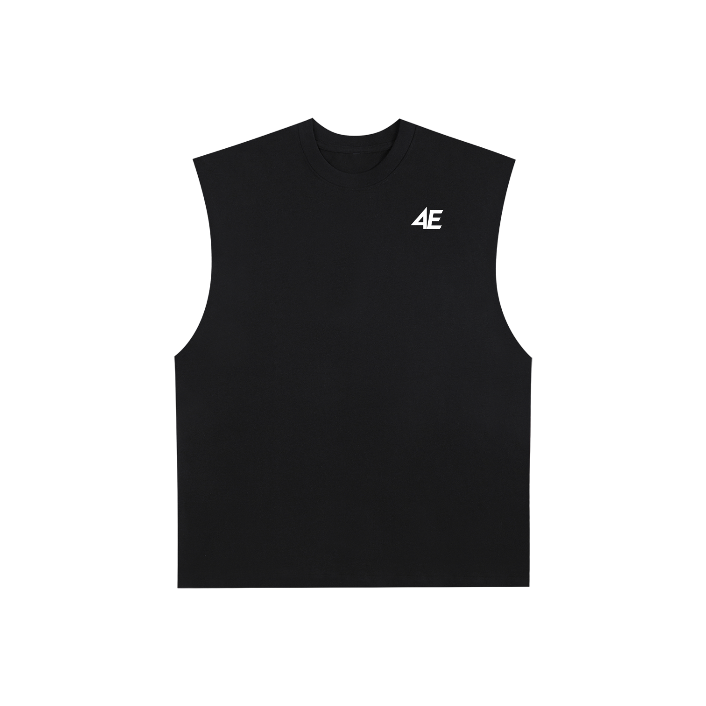 Raw Edge Cotton Tank Top