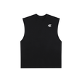 Raw Edge Cotton Tank Top