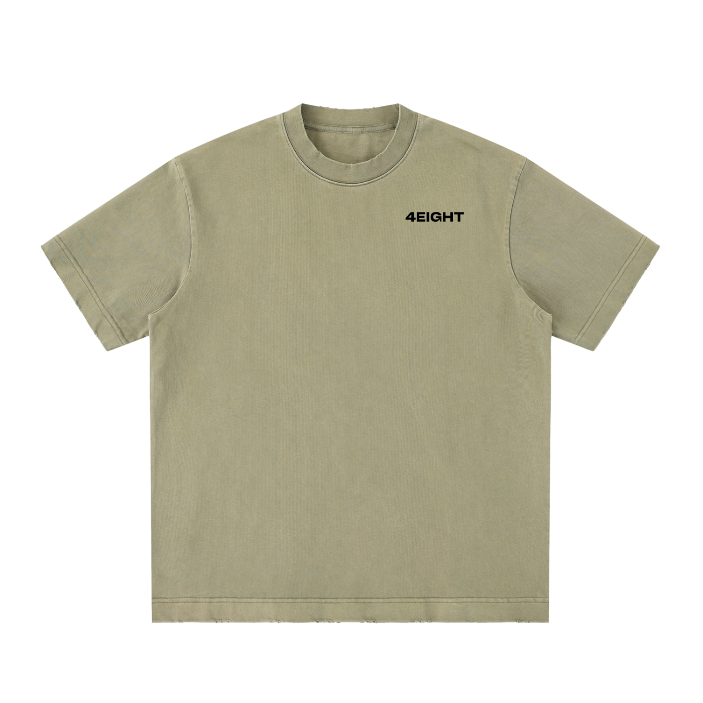 Heavyweight Vintage Washed Frayed T-Shirt