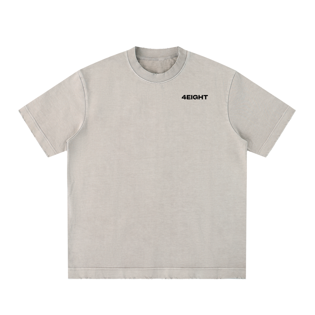 Heavyweight Vintage Washed Frayed T-Shirt
